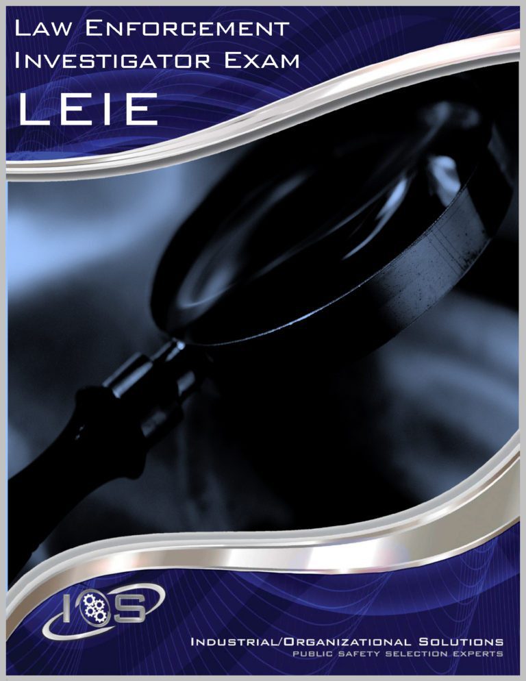 Police Detective Test Law Enforcement Investigator Examination LEIE